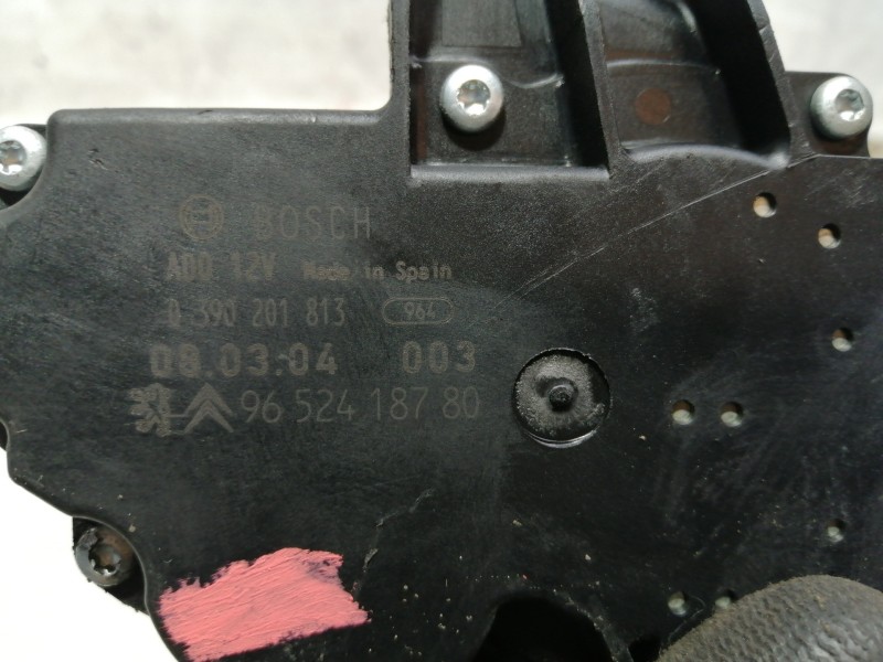 Recambio de motor limpia trasero para peugeot 207 1.6 16v hdi referencia OEM IAM 9652418780  