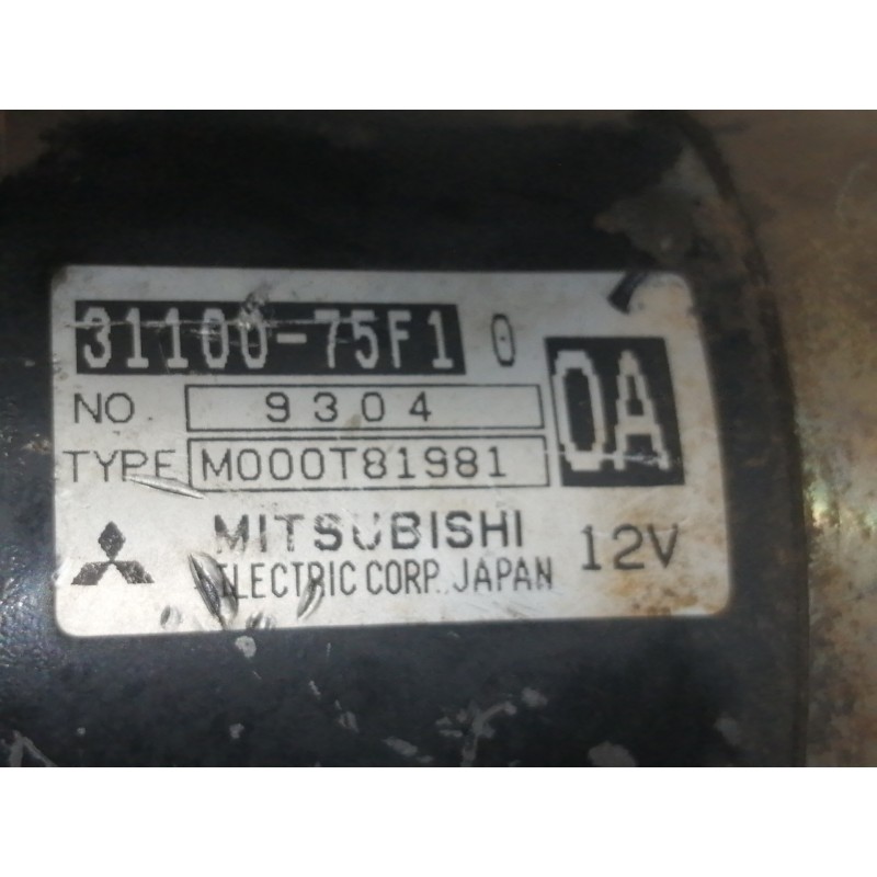 Recambio de motor arranque para suzuki wagon r+ sr (em) 1.2 gl referencia OEM IAM 3110075F1  