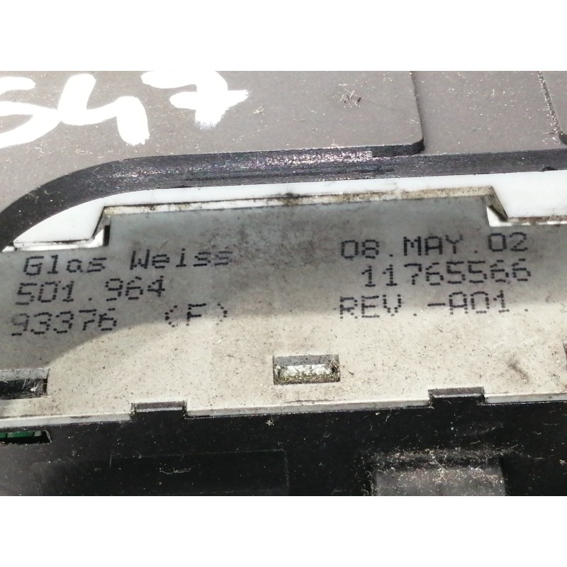 Recambio de mando calefaccion / aire acondicionado para opel zafira a club referencia OEM IAM 024420732  