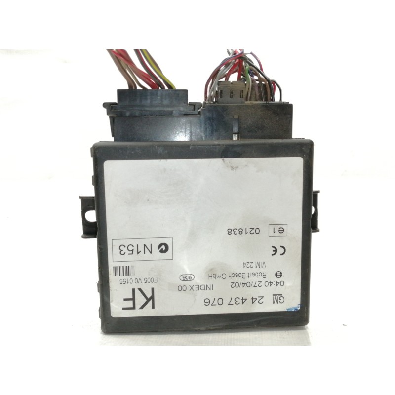 Recambio de centralita cierre para opel zafira a club referencia OEM IAM 24437076  