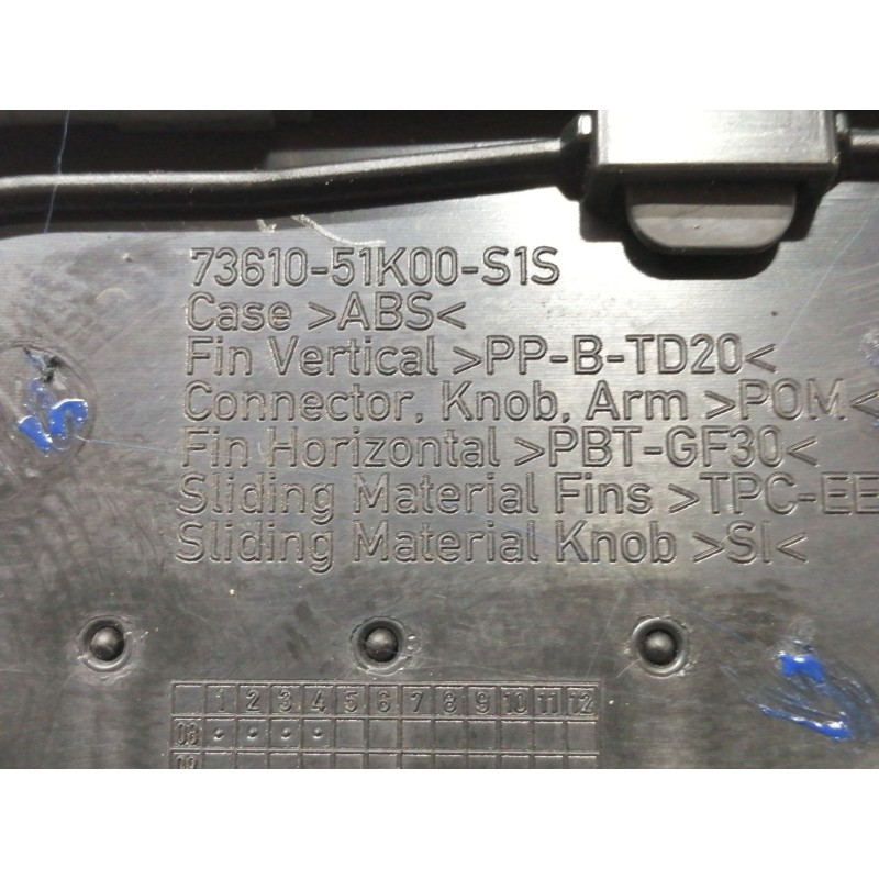 Recambio de warning para opel agila b enjoy referencia OEM IAM 3743052K00  