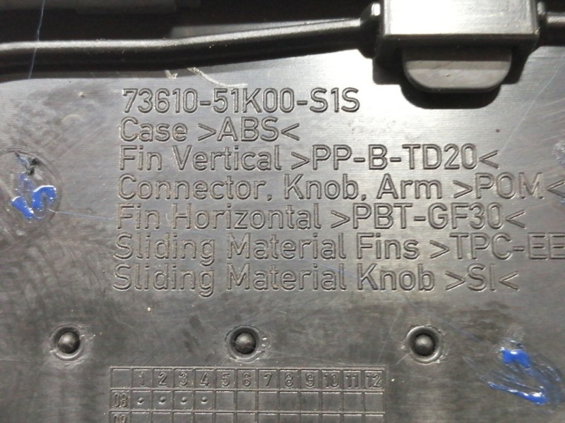 Recambio de warning para opel agila b enjoy referencia OEM IAM 3743052K00  