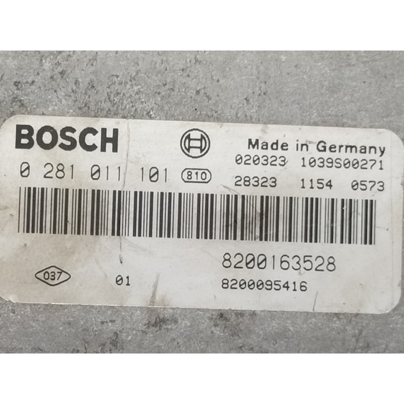 Recambio de centralita motor uce para renault laguna ii (bg0) referencia OEM IAM 0281011101 8200163528 1265106181