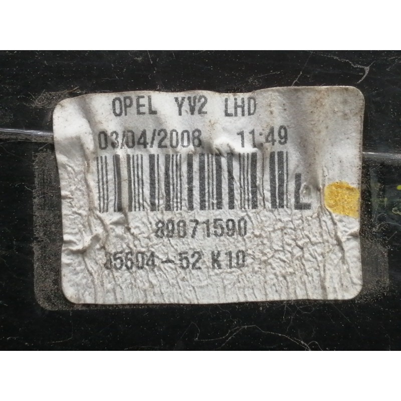 Recambio de piloto trasero izquierdo para opel agila b enjoy referencia OEM IAM 89071590 8560452K10 