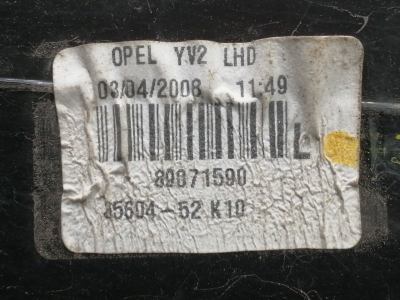 Recambio de piloto trasero izquierdo para opel agila b enjoy referencia OEM IAM 89071590 8560452K10 