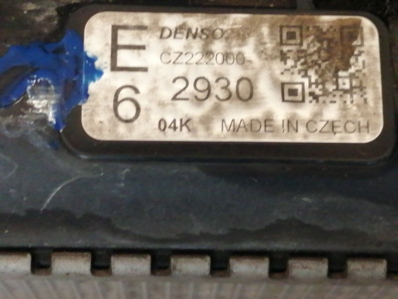 Recambio de radiador agua para opel agila b enjoy referencia OEM IAM CZ222000  