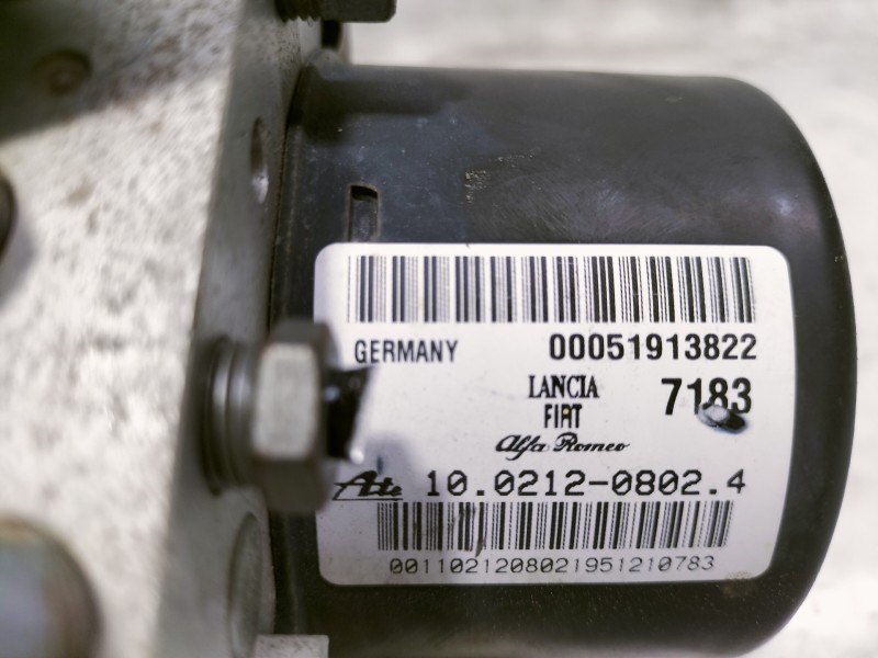 Recambio de abs para alfa romeo giulietta (191) distinctive referencia OEM IAM 00051913822  