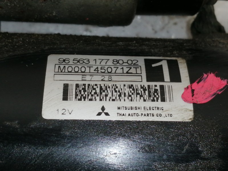 Recambio de motor arranque para citroën c3 1.4 audace referencia OEM IAM 9656317780  