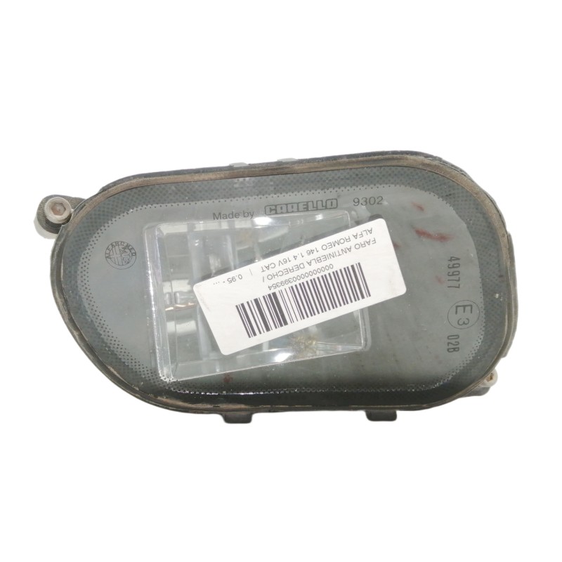 Recambio de faro antiniebla derecho para alfa romeo 146 1.4 16v cat referencia OEM IAM 36280754  