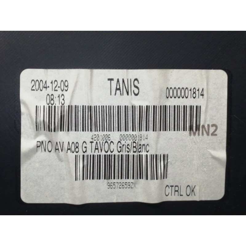 Recambio de guarnecido puerta delantera izquierda para peugeot 1007 urban referencia OEM IAM 96561699NP 2201004 / 20002520 96572