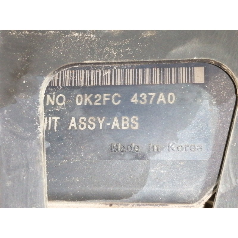 Recambio de abs para kia carens 2.0 turbodiesel cat referencia OEM IAM 0K2FC437A0  