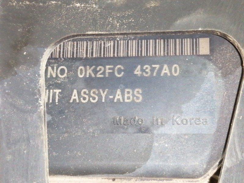 Recambio de abs para kia carens 2.0 turbodiesel cat referencia OEM IAM 0K2FC437A0  