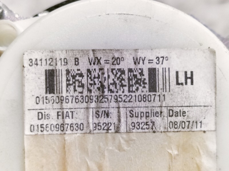 Recambio de cinturon seguridad trasero izquierdo para alfa romeo giulietta (191) distinctive referencia OEM IAM 33017492B 341121