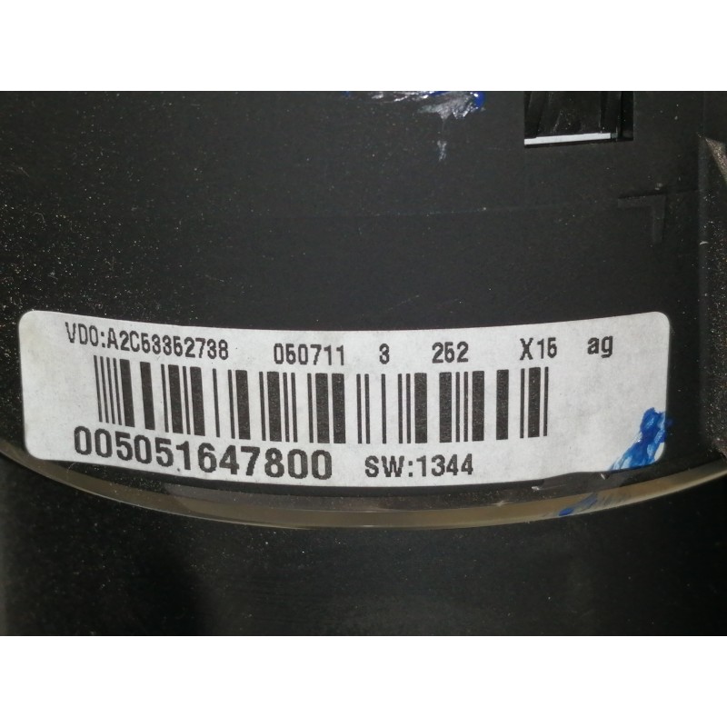 Recambio de cuadro instrumentos para alfa romeo giulietta (191) distinctive referencia OEM IAM 50516478  