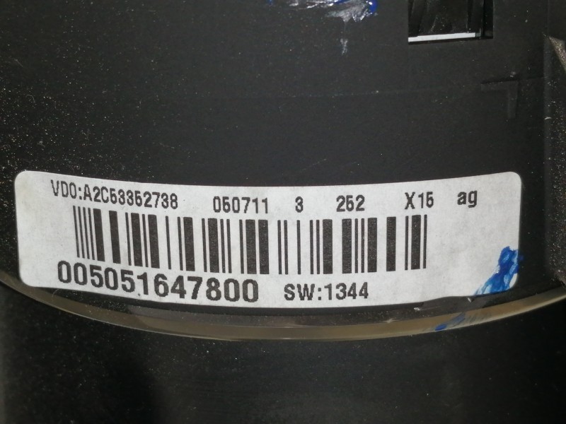 Recambio de cuadro instrumentos para alfa romeo giulietta (191) distinctive referencia OEM IAM 50516478  