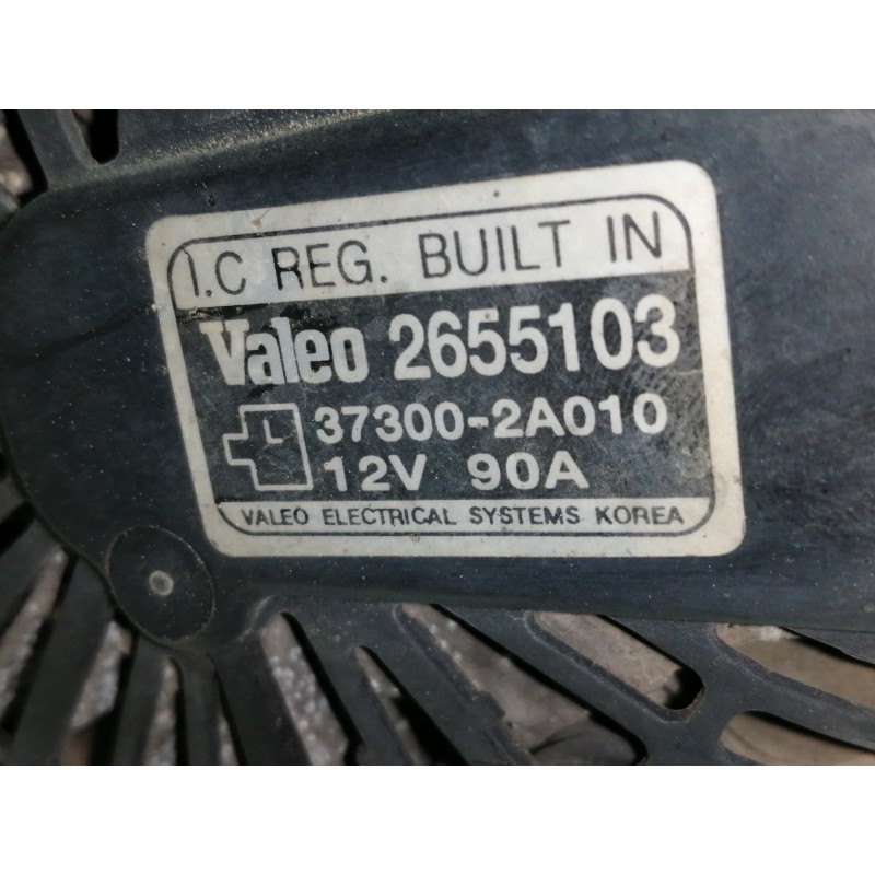 Recambio de alternador para hyundai getz (tb) 1.5 crdi referencia OEM IAM 2655103 373002A010 