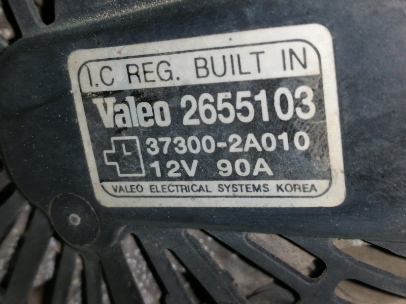 Recambio de alternador para hyundai getz (tb) 1.5 crdi referencia OEM IAM 2655103 373002A010 