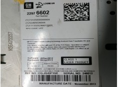 Recambio de sistema audio / radio cd para opel astra j lim. excellence referencia OEM IAM 22976602 CQJG43F1GE  2