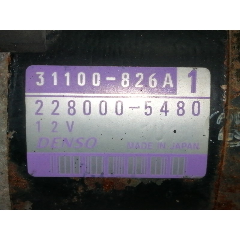 Recambio de motor arranque para suzuki swift sf berlina (ma) 1.3 cat referencia OEM IAM 31100826A  