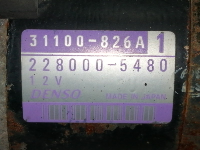 Recambio de motor arranque para suzuki swift sf berlina (ma) 1.3 cat referencia OEM IAM 31100826A  