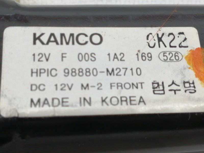 Recambio de motor elevalunas delantero izquierdo para kia joice ls referencia OEM IAM 98880M2710  