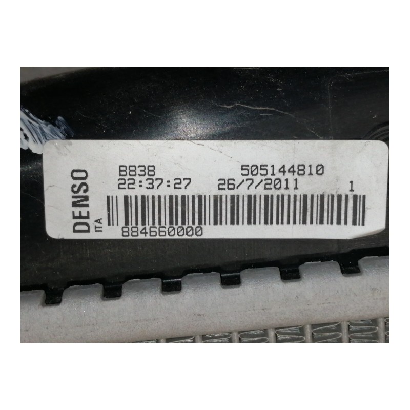 Recambio de radiador agua para alfa romeo giulietta (191) distinctive referencia OEM IAM 505144810  