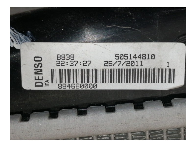 Recambio de radiador agua para alfa romeo giulietta (191) distinctive referencia OEM IAM 505144810  