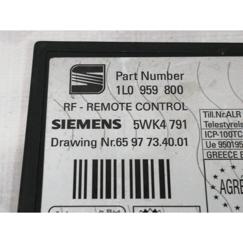 Recambio de centralita cierre para seat ibiza (6k) básico referencia OEM IAM 1L0959800  