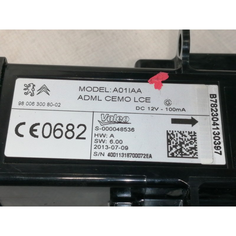 Recambio de conmutador de arranque para citroën c4 picasso 1.6 e-hdi fap referencia OEM IAM 9600630080  