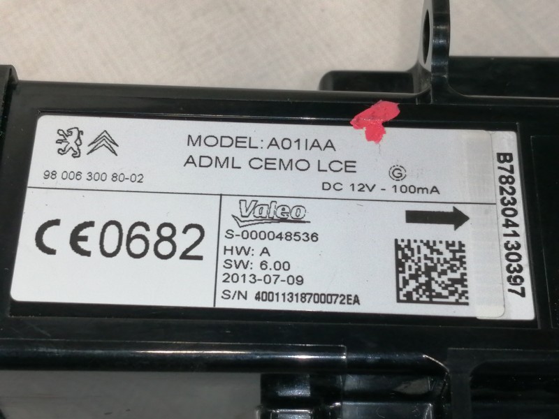 Recambio de conmutador de arranque para citroën c4 picasso 1.6 e-hdi fap referencia OEM IAM 9600630080  