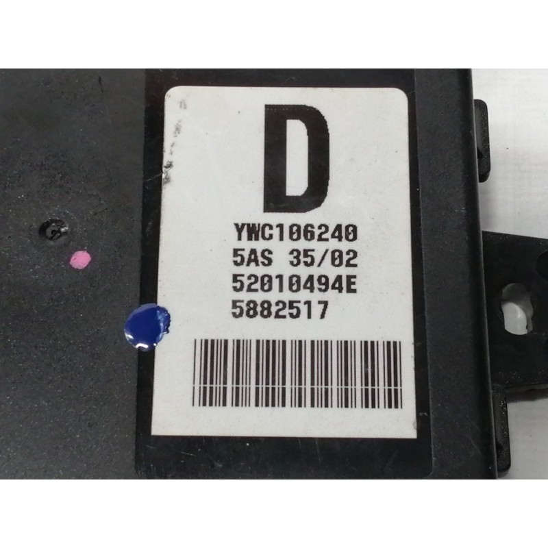 Recambio de modulo electronico para mg mg zr 100 d referencia OEM IAM YWC106240 52010494E 