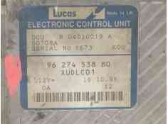 Recambio de centralita motor uce para peugeot 406 berlina (s1/s2) 2.1 turbodiesel cat referencia OEM IAM 9627453880   2