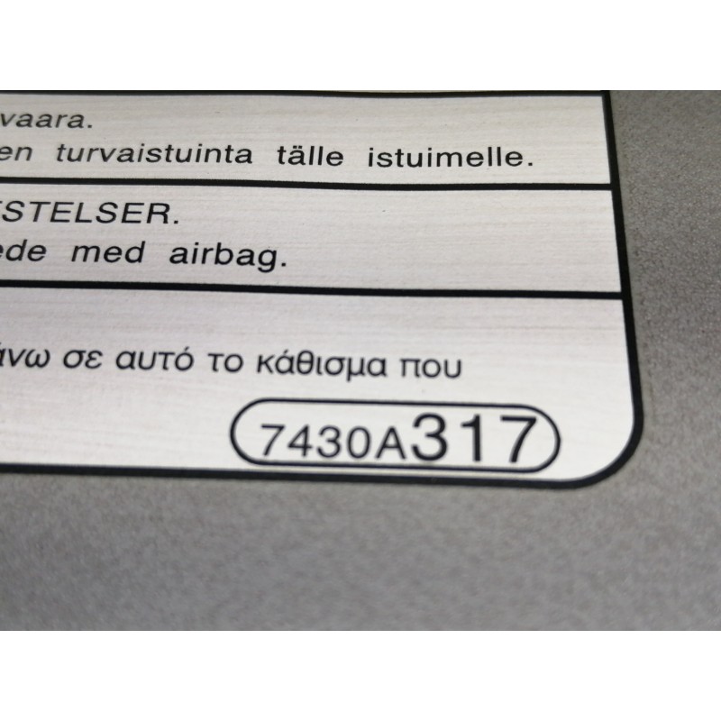 Recambio de parasol izquierdo para mitsubishi outlander (cw0) 2.0 di-d intense referencia OEM IAM 7430A317  