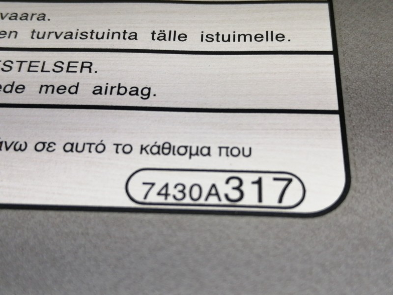 Recambio de parasol izquierdo para mitsubishi outlander (cw0) 2.0 di-d intense referencia OEM IAM 7430A317  