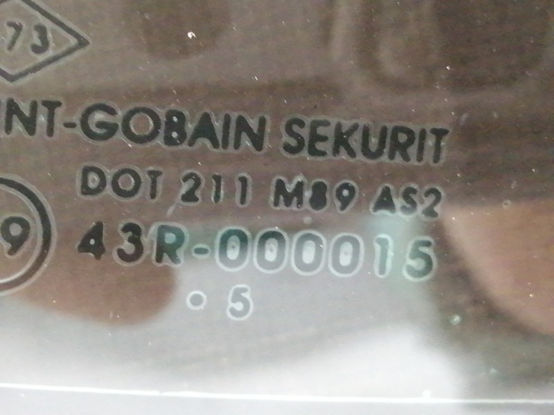 Recambio de luna custodia trasera derecha para dacia dokker ambiance referencia OEM IAM 3R000015  