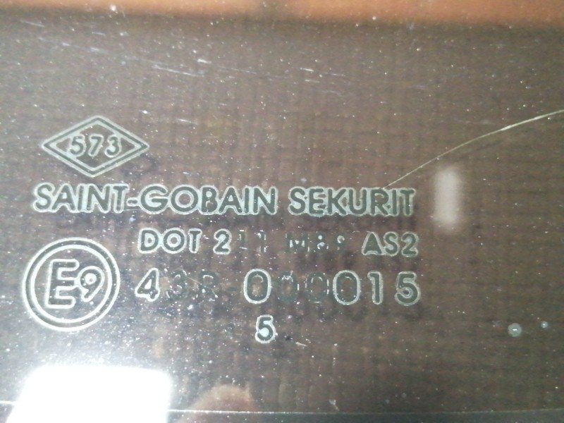 Recambio de luna custodia trasera izquierda para dacia dokker ambiance referencia OEM IAM 43R000015  