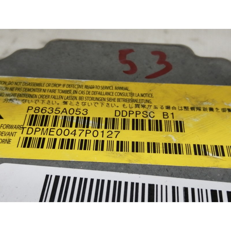 Recambio de centralita airbag para mitsubishi outlander (cw0) 2.0 di-d intense referencia OEM IAM P8635A053 TDPME0047P0127 