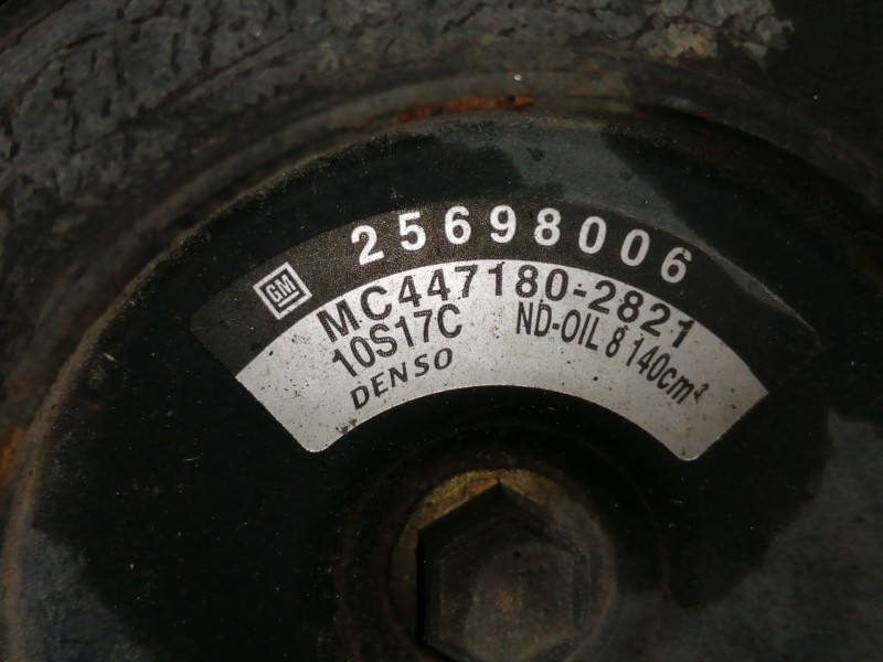 Recambio de compresor aire acondicionado para cadillac cts 3.2 elegance referencia OEM IAM 25698006 4471802821 MC4471802821