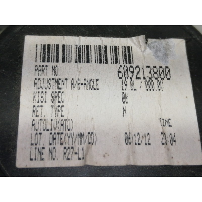 Recambio de cinturon seguridad trasero derecho para mitsubishi outlander (cw0) 2.0 di-d intense referencia OEM IAM 609213800 609