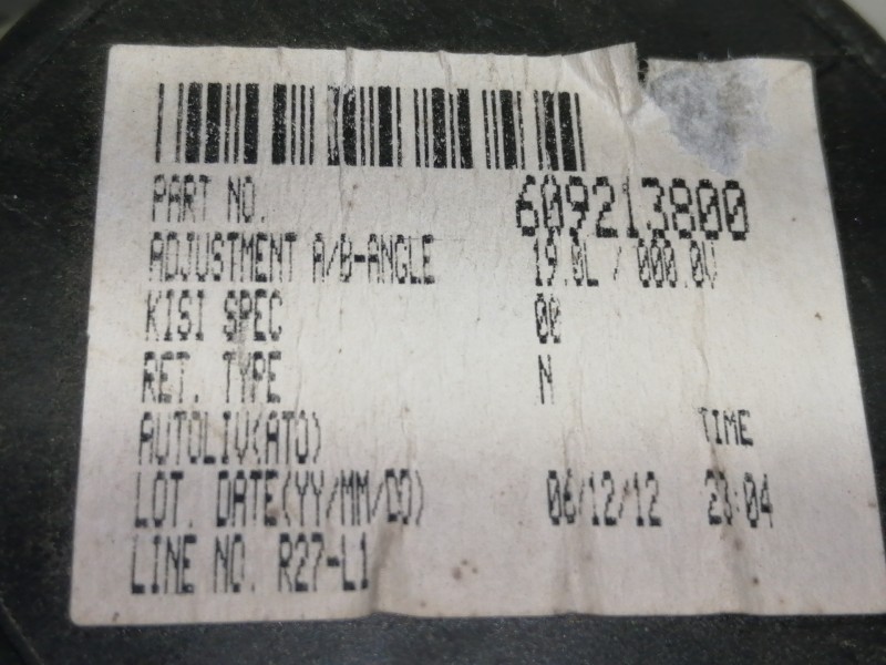 Recambio de cinturon seguridad trasero derecho para mitsubishi outlander (cw0) 2.0 di-d intense referencia OEM IAM 609213800 609