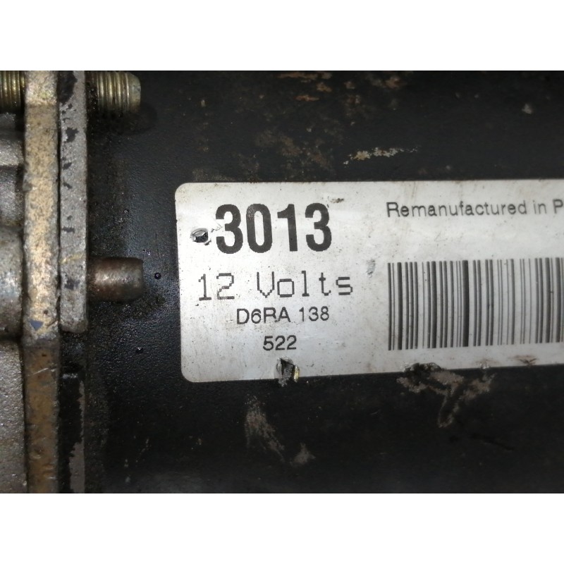 Recambio de motor arranque para fiat brava (182) steel 100 16v (a) referencia OEM IAM D6RA138 D6RA138 