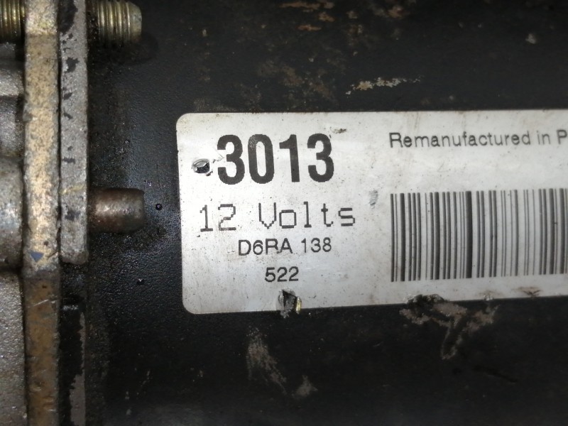 Recambio de motor arranque para fiat brava (182) steel 100 16v (a) referencia OEM IAM D6RA138 D6RA138 