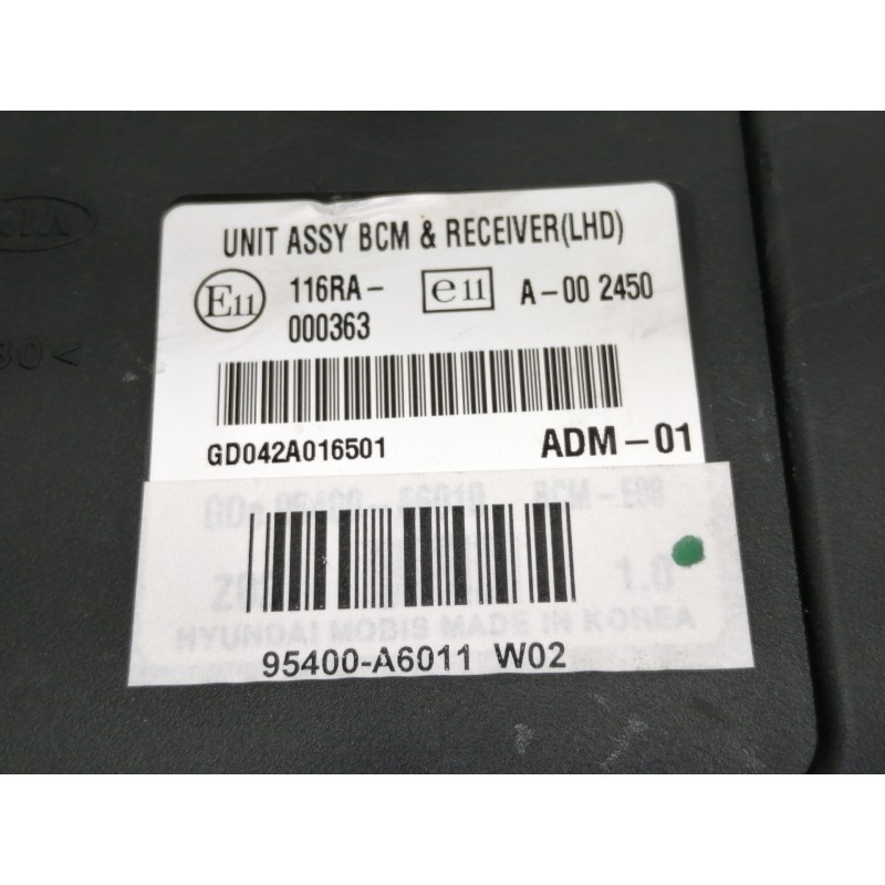 Recambio de centralita cierre para hyundai i30 (gd) classic referencia OEM IAM 95400A6011  