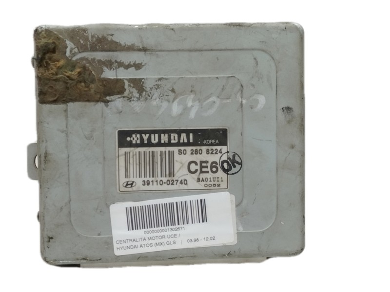 Recambio de centralita motor uce para hyundai atos (mx) gls referencia OEM IAM S02808224  