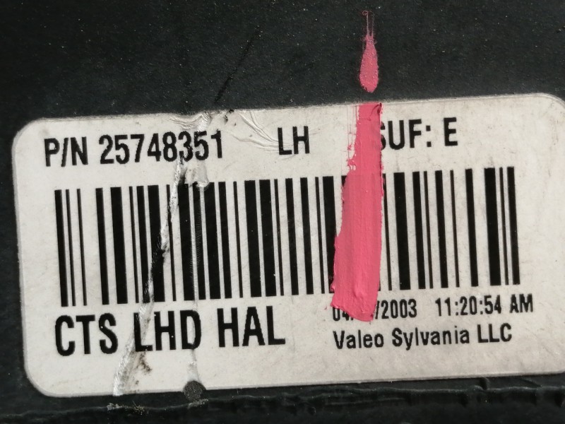 Recambio de faro izquierdo para cadillac cts 3.2 elegance referencia OEM IAM 25748351 PRECIO AJUSTADO A SU ESTADO 61A30020302