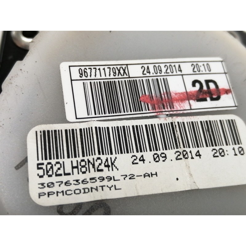 Recambio de cinturon seguridad trasero derecho para citroën c4 grand picasso seduction referencia OEM IAM 96771179XX  