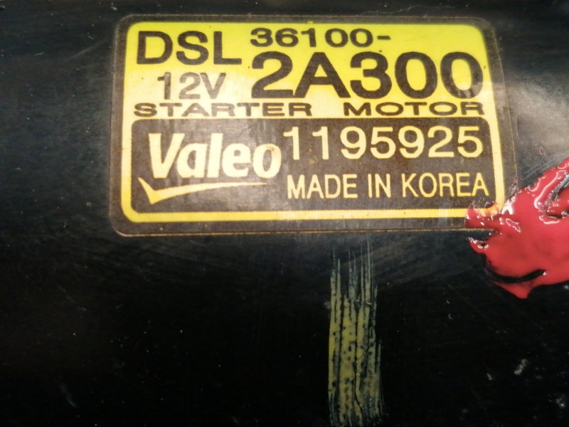 Recambio de motor arranque para hyundai i30 (gd) classic referencia OEM IAM 361002A300  