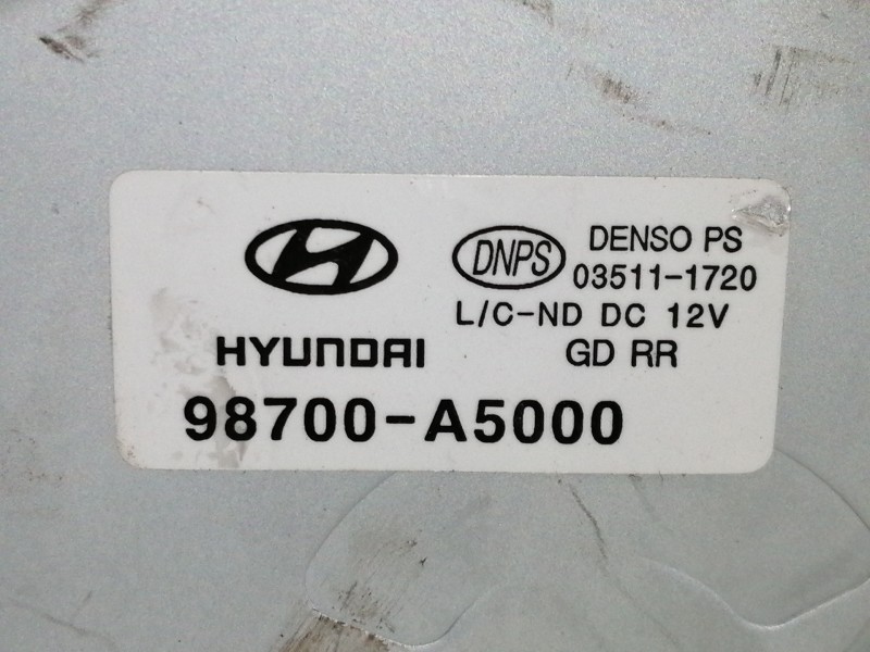 Recambio de motor limpia trasero para hyundai i30 (gd) classic referencia OEM IAM 98700A5000  