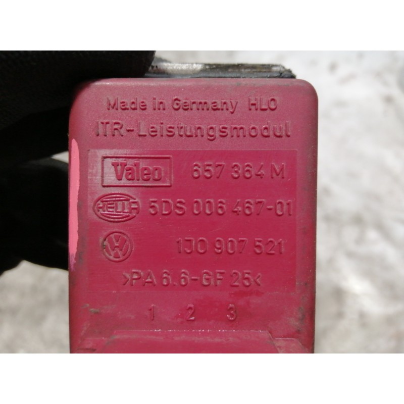 Recambio de resistencia calefaccion para seat ibiza (6k1) select referencia OEM IAM 657364M 5DS00646701 1J0907521 