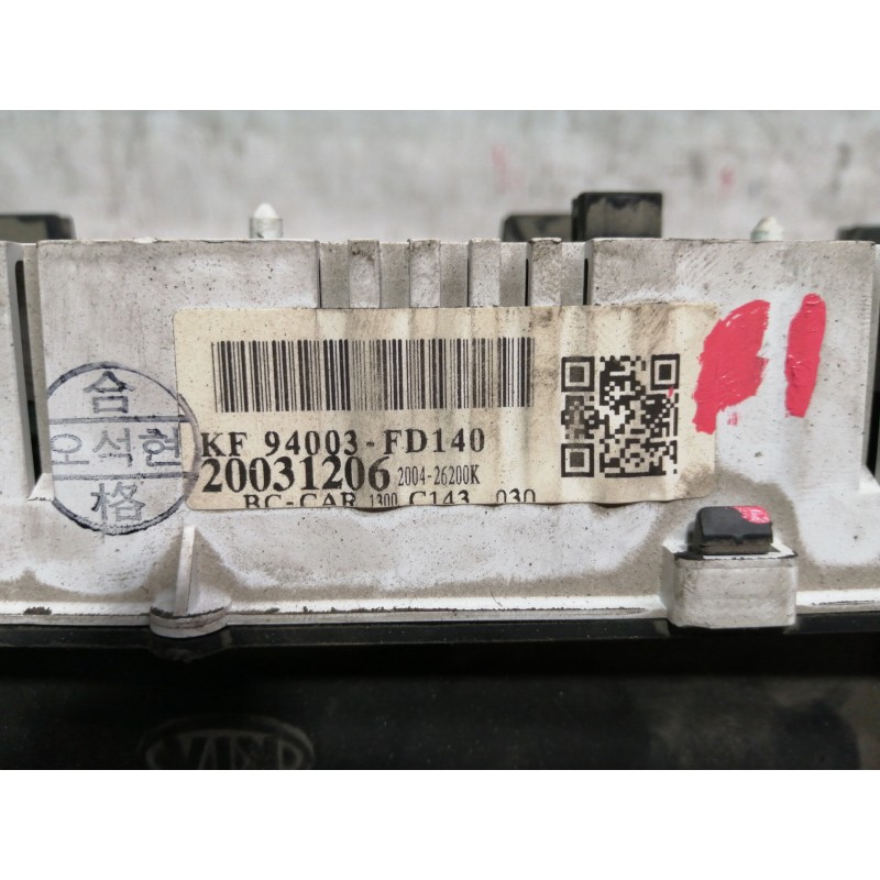 Recambio de cuadro instrumentos para kia rio ls berlina referencia OEM IAM 94003FD140  